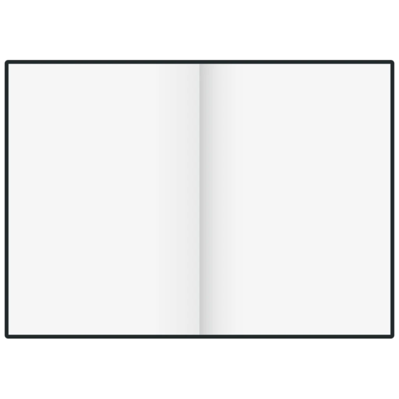 Notizbuch Earth Recycling A5 blanko Recyclingkarton hellgrau (Lagerware)
