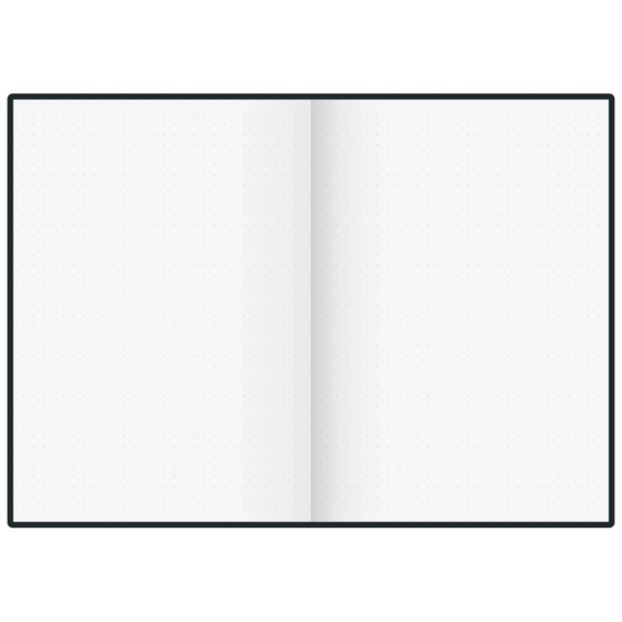 Notizbuch Earth Tone A5 punktiert Naturkarton hellgrau (Lagerware)