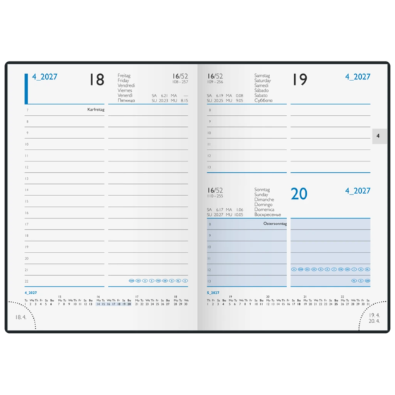 Taschenkalender Modell 730