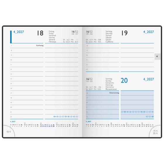 Taschenkalender Modell 730