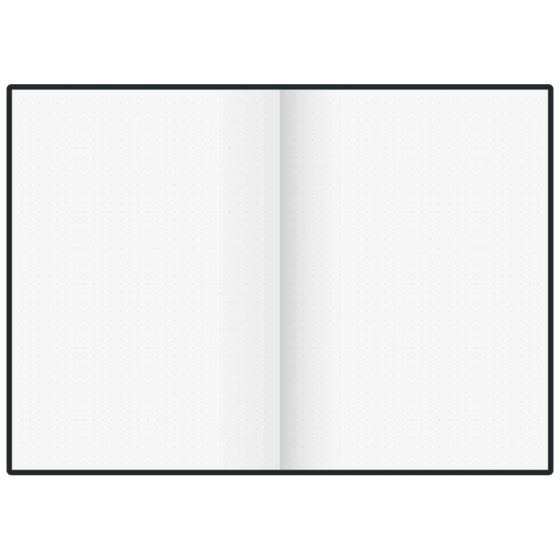 Notizbuch Earth Tone A5 punktiert Naturkarton rot (Lagerware)