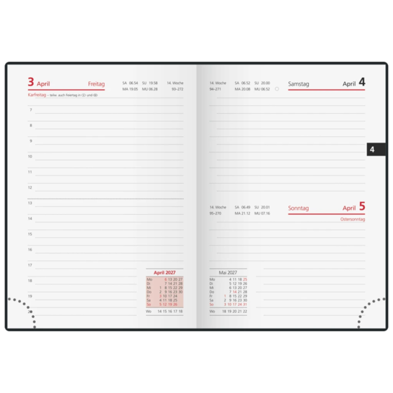 Taschenkalender Modell 32 D