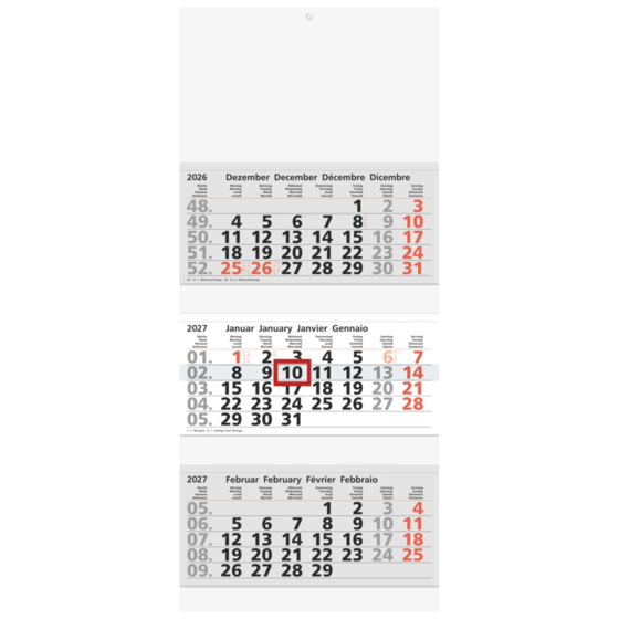 Mehrmonatskalender Modell 702 92
