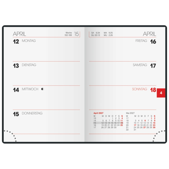 Taschenkalender Modell 713