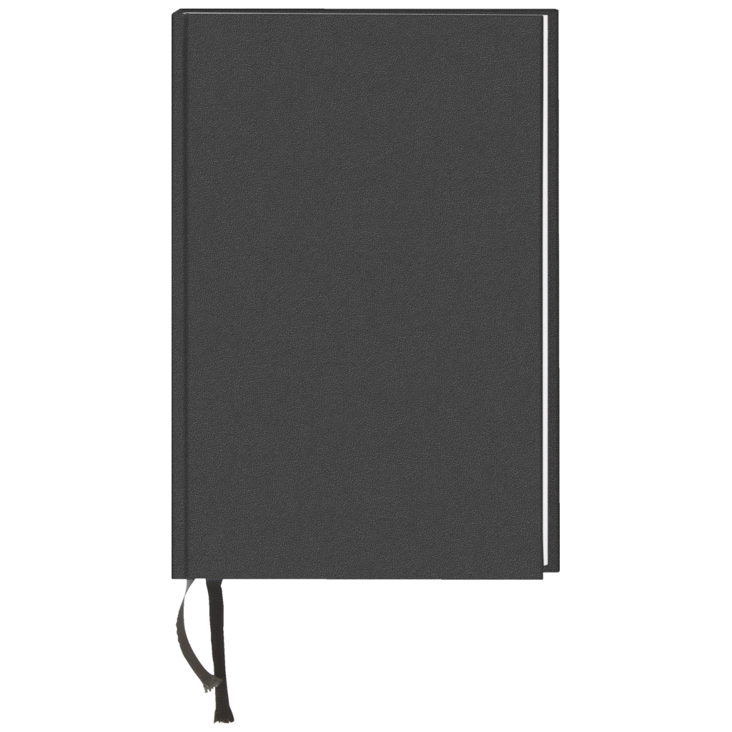 Notizbuch Office A5 Bucheinbandstoff Maestro schwarz (Lagerware)